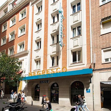 Negresco Gran Via Hotel Madri Exterior foto